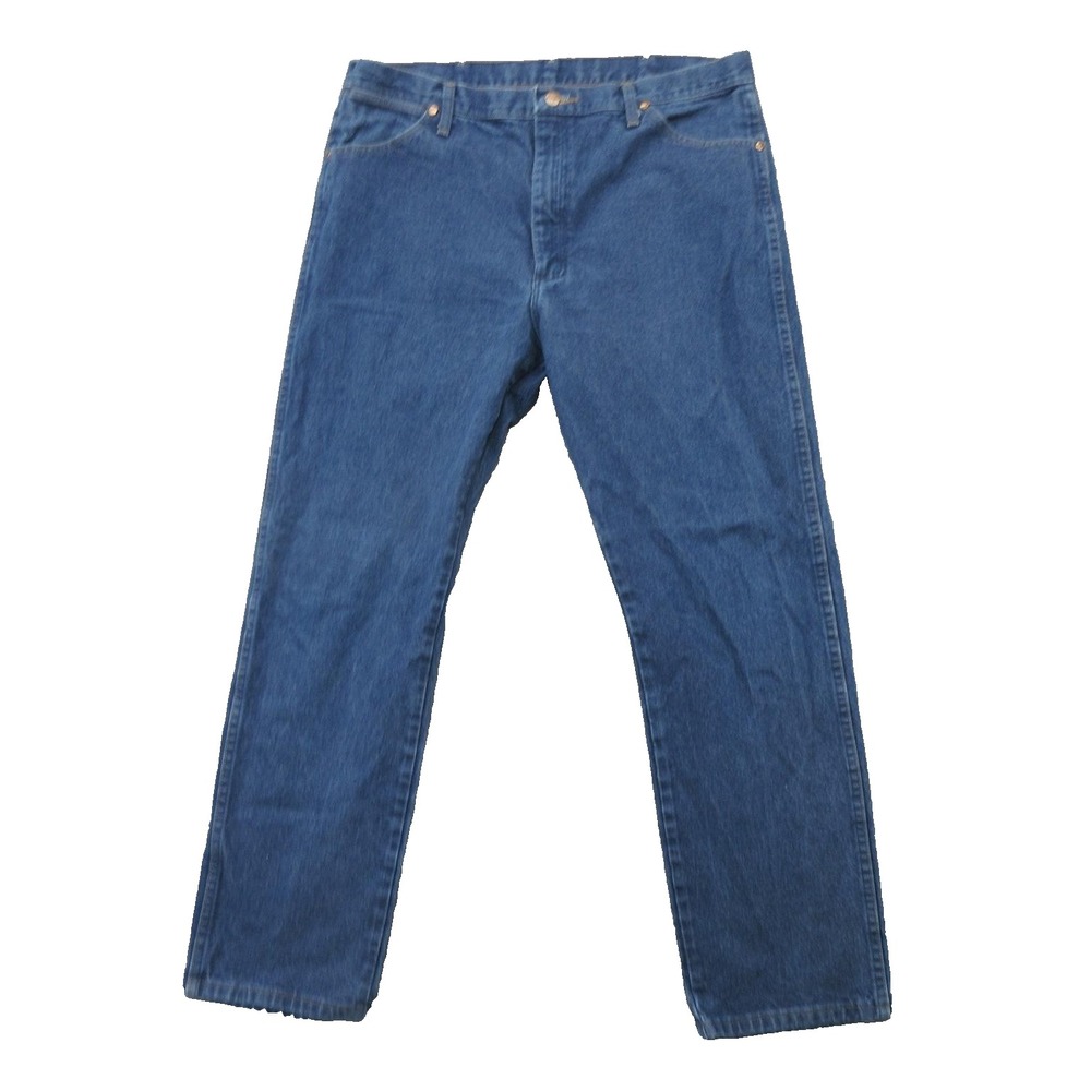 Wrangler Jeans Mens 36x31 Blue Cowboy Cut Original Fit Denim Pants 13MWZPW
